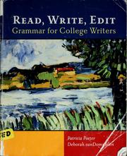 Cover of: Read, write, edit