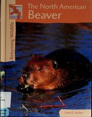 Cover of: The North American beaver by Becker, John E.