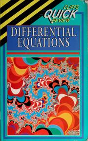 Cover of: Differential equations by Steven A. Leduc