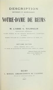 Cover of: Description historique et archéologique de Notre-Dame de Reims by Victor Tourneur