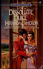 Cover of: The Dissolute Duke by Miranda Cameron
