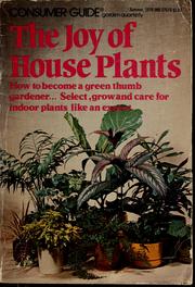 Cover of: The joy of house plants