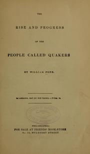 Cover of: A key by William Penn