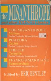Cover of: The Misanthrope and other French classics: four plays