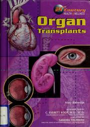 Cover of: Organ transplants by Mary Kittredge