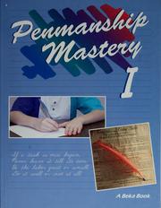 Cover of: Penmanship mastery I by Phyllis Rand