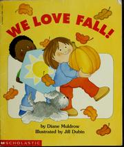 Cover of: We love fall