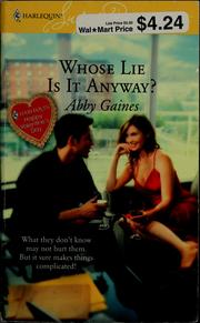 Cover of: Whose Lie Is It Anyway? by married by mistake