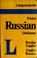 Cover of: Langenscheidt's pocket Russian dictionary