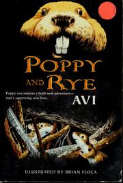 Cover of: Poppy and Rye by Avi