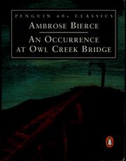 Cover of: An Occurrence at Owl Creek Bridge