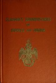 Cover of: Clausen's commentaries on morals and dogma