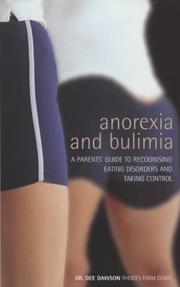 Cover of: Anorexia and Bulimia | Dee Dawson