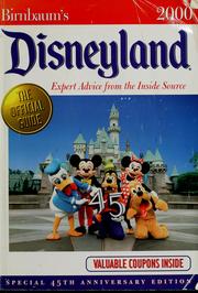 Cover of: Birnbaum's Disneyland by Jill Safro