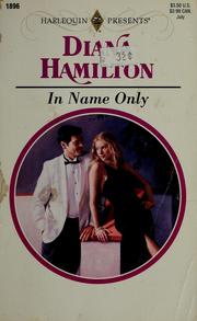 Cover of: In name only by Diana Hamilton