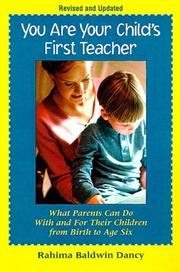 Cover of: You Are Your Child's First Teacher