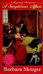 Cover of: A Suspicious Affair by Barbara Metzger