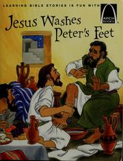 Jesus washes Peter's feet by Glynis Belec