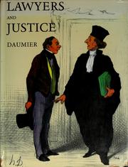 Cover of: Lawyers and justice