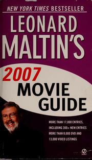 Cover of: Leonard maltin's 2007 movie guide