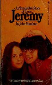 Cover of: Jeremy by John Minahan