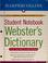 Cover of: HarperCollins student notebook Webster's dictionary