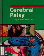 Cover of: Cerebral palsy by Judith Peacock