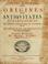 Cover of: Iosephi Binghami, Angli, Origines siue antiquitates ecclesiasticae