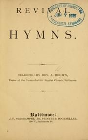Cover of: Revival hymns