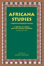 Africana Studies by Mario Azevedo