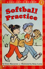Cover of: Softball practice by Grace Maccarone