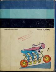 Cover of: This is for me by Eric P. Hamp