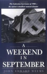 Cover of: A Weekend in September by John Edward Weems