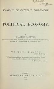 Cover of: Political economy