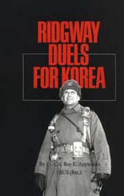 Cover of: Ridgway duels for Korea