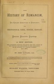 Cover of: The history of Romanism, from the earliest corruptions of Christianity to the present time