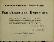 Cover of: The Rand-McNally photo-views of the Pan-American exposition by 