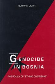 Cover of: Genocide in Bosnia by Norman L. Cigar