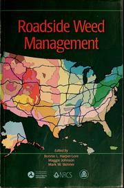 Cover of: Roadside weed management