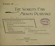 Cover of: Views of the World's fair and Midway plaisance ...