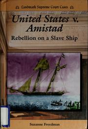 Cover of: United States v. Amistad by Suzanne Freedman