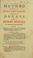 Cover of: A new method of treating consumptions, wherein all the decays incident to human bodies, are mechanically accounted for