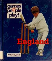 Games people play: England by William Lychack