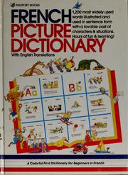 Cover of: French picture dictionary