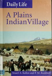 Cover of: A Plains Indian village