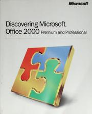 Cover of: Discovering Microsoft Office 2000 by 
