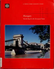 Cover of: Hungary by World Bank