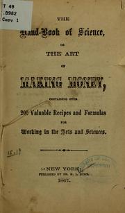 Cover of: The hand-book of science