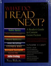 Cover of: What do I read next?, 2007 by Daniel S. Burt