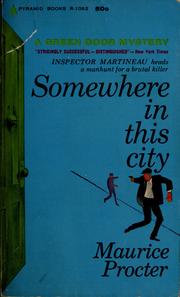 Cover of: Somewhere in this city